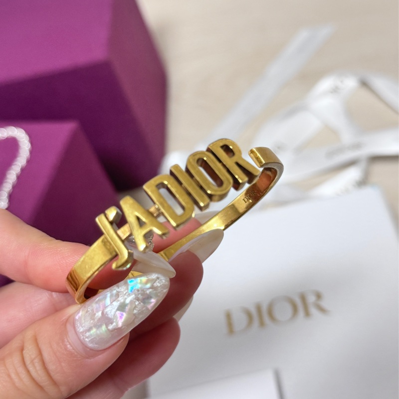 Dior仿舊古銅金手環-1