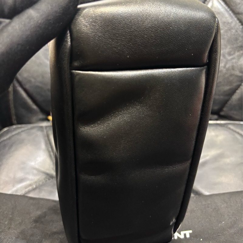 Saint Laurent YSL 5À7 小羊皮 黑金-8