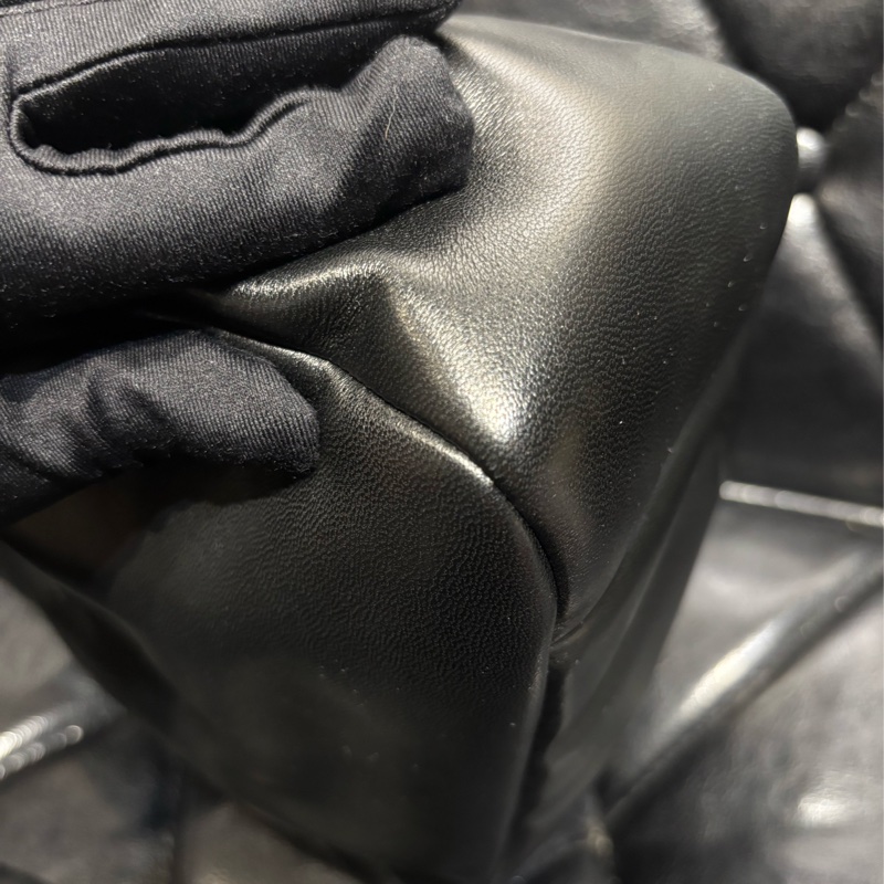 Saint Laurent YSL 5À7 小羊皮 黑金-9