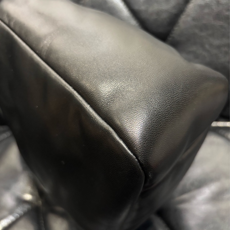 Saint Laurent YSL 5À7 小羊皮 黑金-11