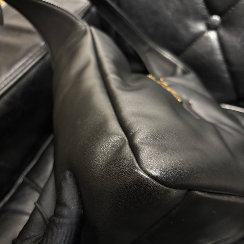 Saint Laurent YSL 5À7 小羊皮 黑金-12