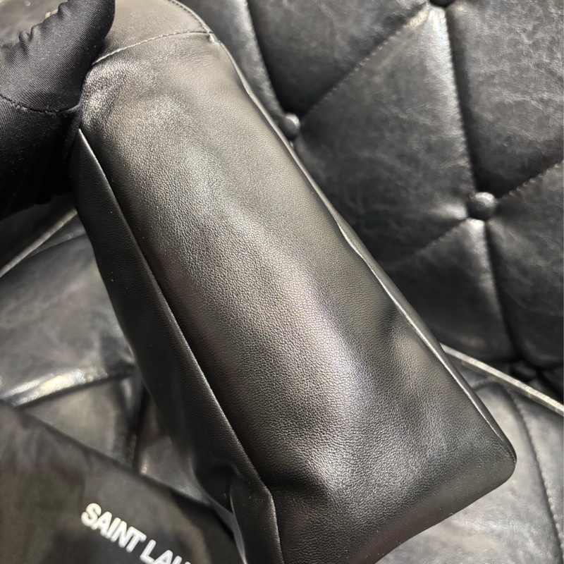 Saint Laurent YSL 5À7 小羊皮 黑金-13