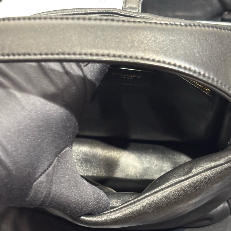 Saint Laurent YSL 5À7 小羊皮 黑金-16