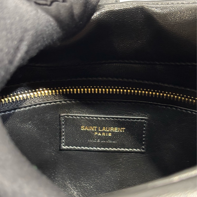 Saint Laurent YSL 5À7 小羊皮 黑金-18