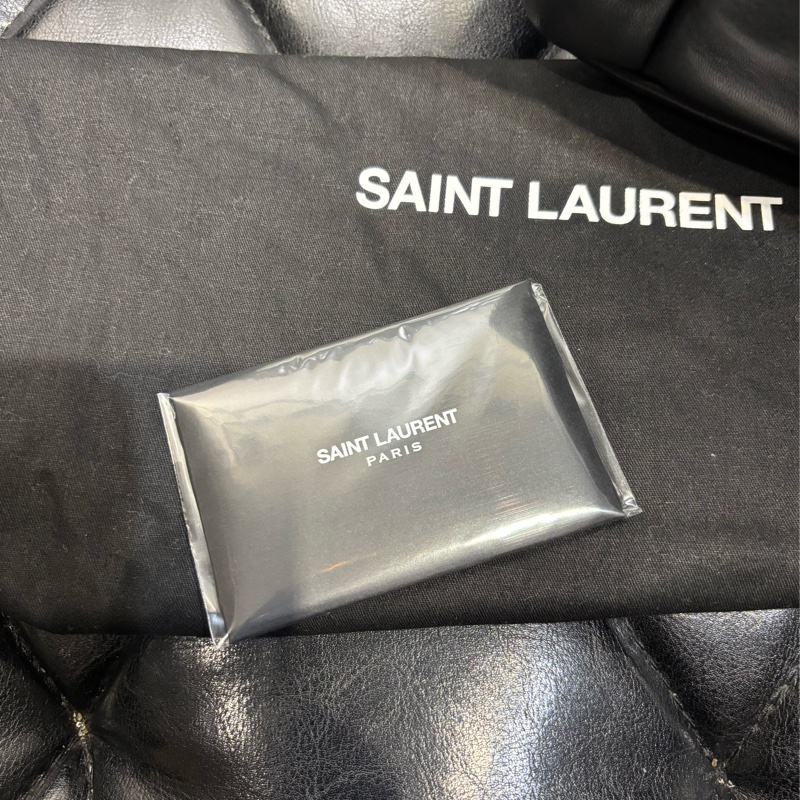 Saint Laurent YSL 5À7 小羊皮 黑金-23