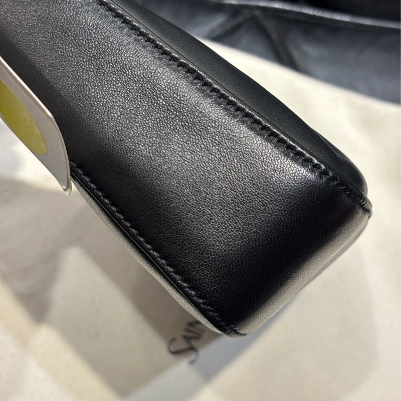 Saint Laurent YSL 小羊皮 Mini Hobo 黑金-5