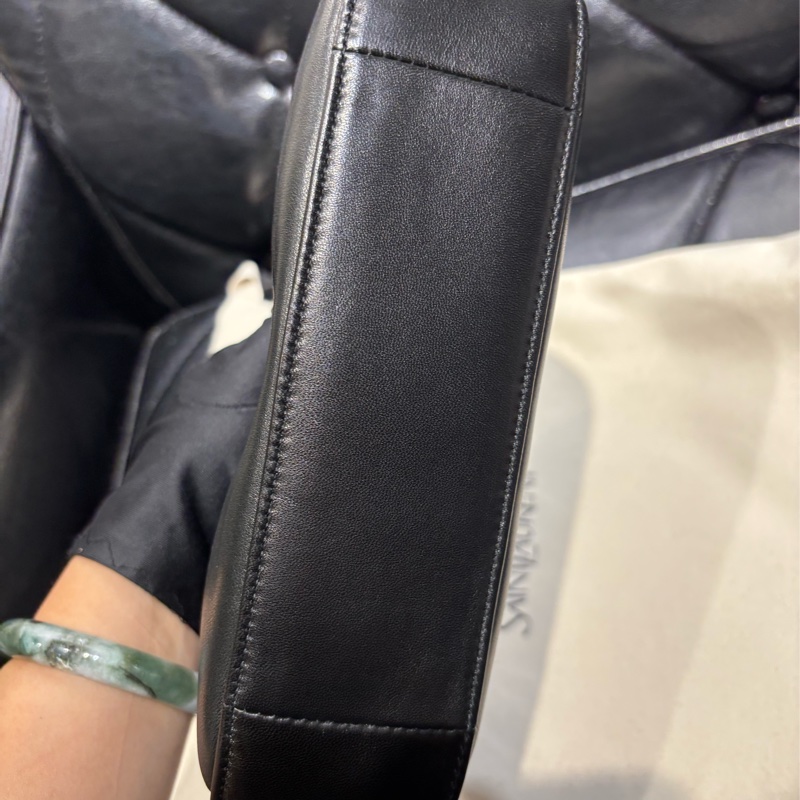 Saint Laurent YSL 小羊皮 Mini Hobo 黑金-7