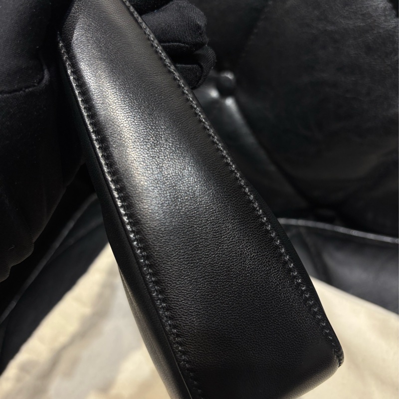 Saint Laurent YSL 小羊皮 Mini Hobo 黑金-8