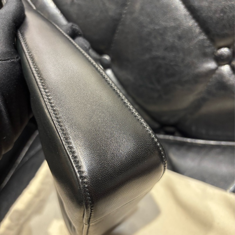 Saint Laurent YSL 小羊皮 Mini Hobo 黑金-9
