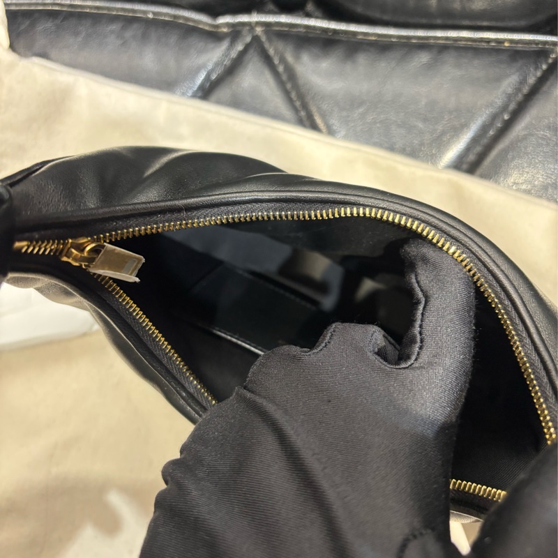 Saint Laurent YSL 小羊皮 Mini Hobo 黑金-10