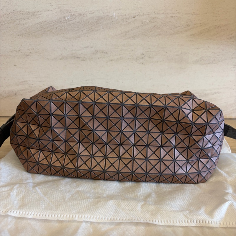 Bao Bao Issey Miyake 馬鞍包 灰粉色-7