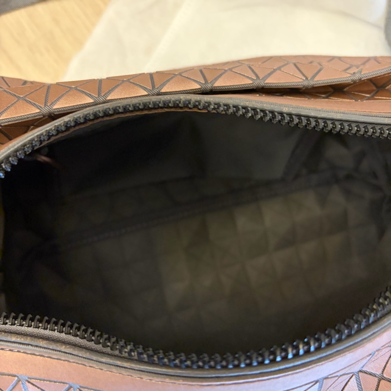 Bao Bao Issey Miyake 馬鞍包 灰粉色-8