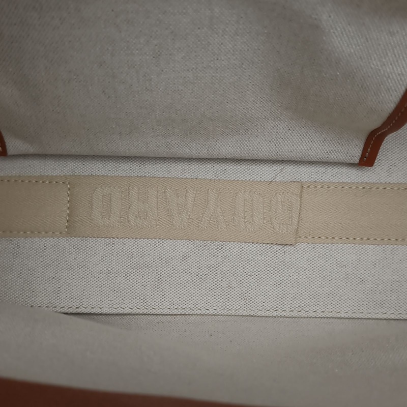 GOYARD ROUETTE系列小號包棕色PVC銀扣老花肩背包-4
