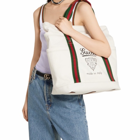 Gucci 男士 中號印花手提包均碼碼中號、39cm*19cm*45cm