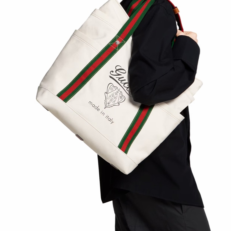 Gucci 男士 中號印花手提包均碼碼中號、39cm*19cm*45cm-6