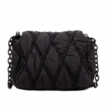 Diesel 女士 Charm-D S-Small 絎縫單肩包均碼碼21cm*9cm*16cm-2