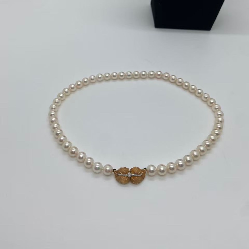 Federico Buccellati布契拉提18k金akoya極品珍珠項鍊-2