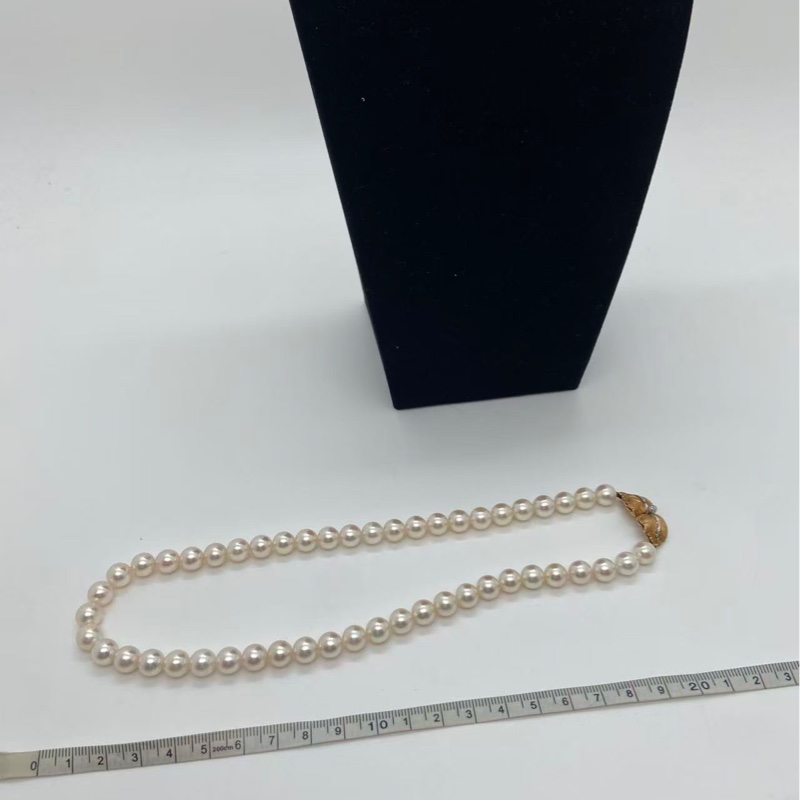 Federico Buccellati布契拉提18k金akoya極品珍珠項鍊-3