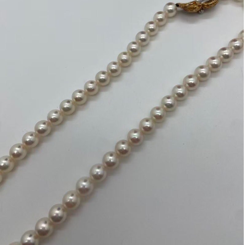 Federico Buccellati布契拉提18k金akoya極品珍珠項鍊-4