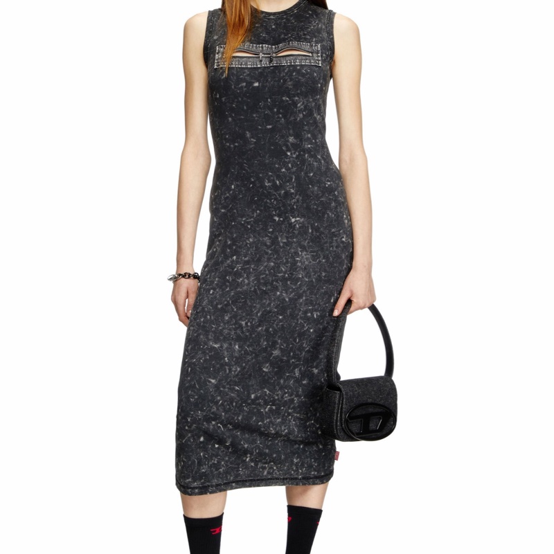 Diesel 女士 1dr 水洗牛仔單肩包均碼碼20.5cm*7cm*13.5cm-3