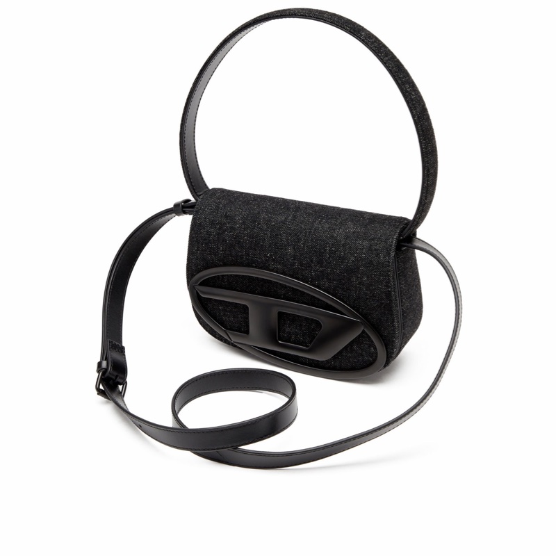 Diesel 女士 1dr 水洗牛仔單肩包均碼碼20.5cm*7cm*13.5cm-5