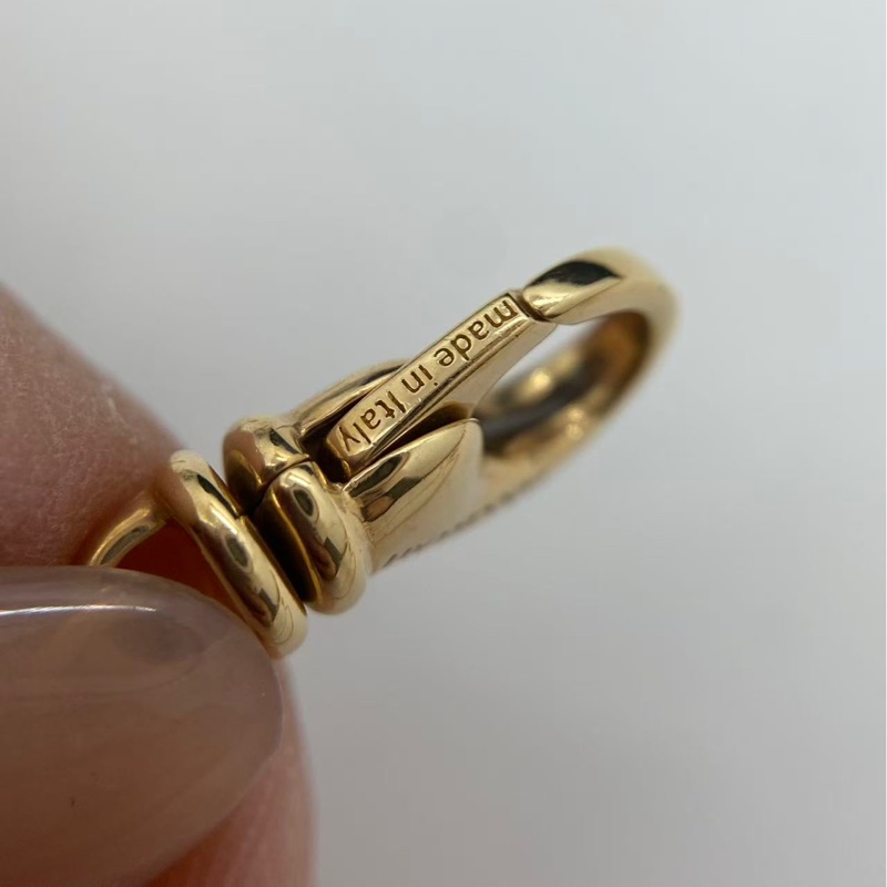 BUCCELLATI 布契拉提 Opera tulle 系列大號綠色琺瑯項鍊,絕美-5