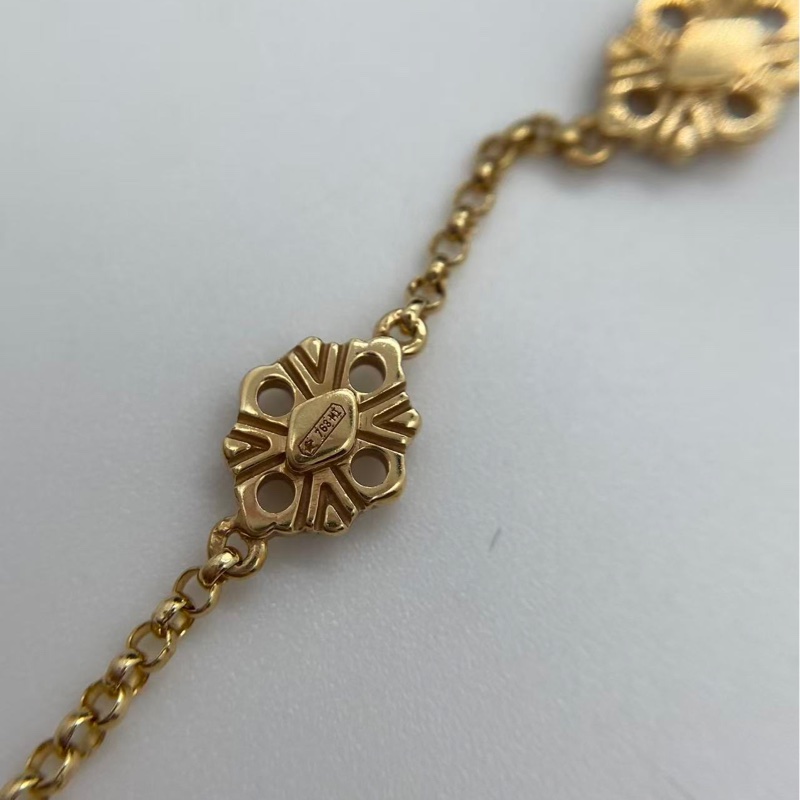 BUCCELLATI 布契拉提 Opera tulle 系列大號綠色琺瑯項鍊,絕美-6