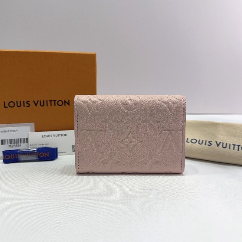 LV Rosalie時尚粉彩零錢包-1