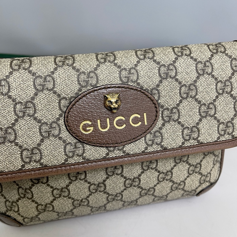 🌷裸包優惠!Gucci 古馳 虎頭腰包/胸包-6