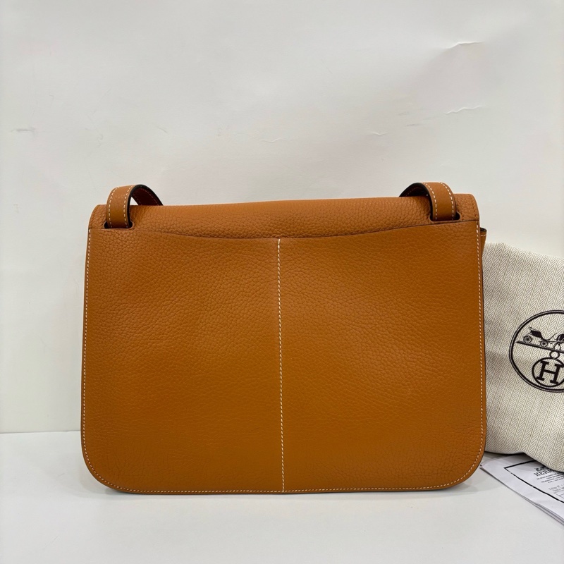 Hermes 愛馬仕 halzan31 toffee太妃金銀扣 A刻 有購證-1