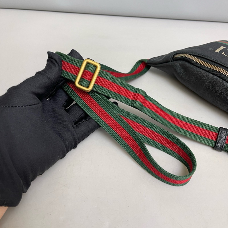 🌷裸包自用優惠!Gucci 古馳 Print Logo 腰包/胸包 小號-7