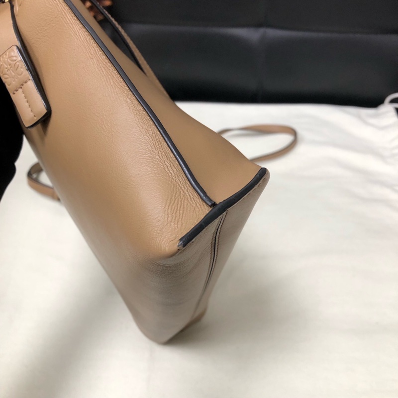 Loewe 羅意威 奶茶色手包斜挎包 年份看編碼-5