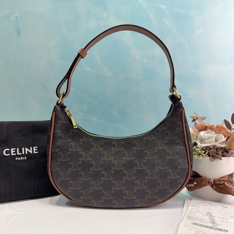 CELINE AVA Triomphe凱旋門印花手袋-1