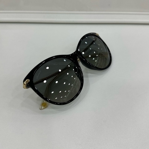 GUCCI古馳復古貓眼橢圓框太陽眼鏡 墨鏡