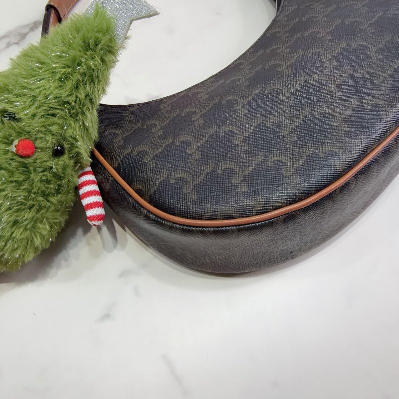 CELINE AVA凱旋門老花手袋-7