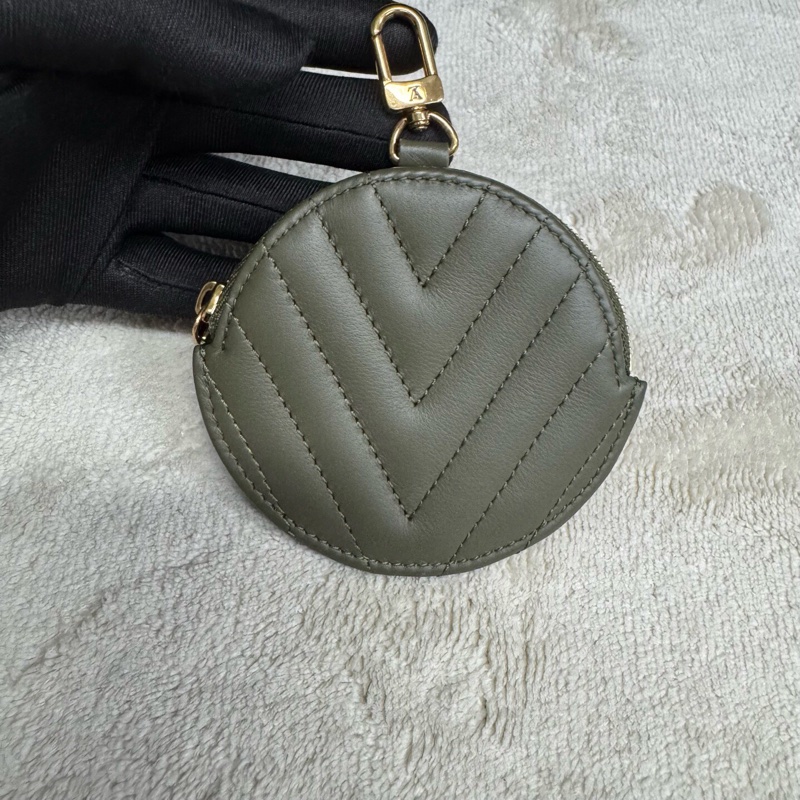Louis Vuitton路易威登 橄欖綠全皮New Wave三合一單肩斜挎包 芯片款-14