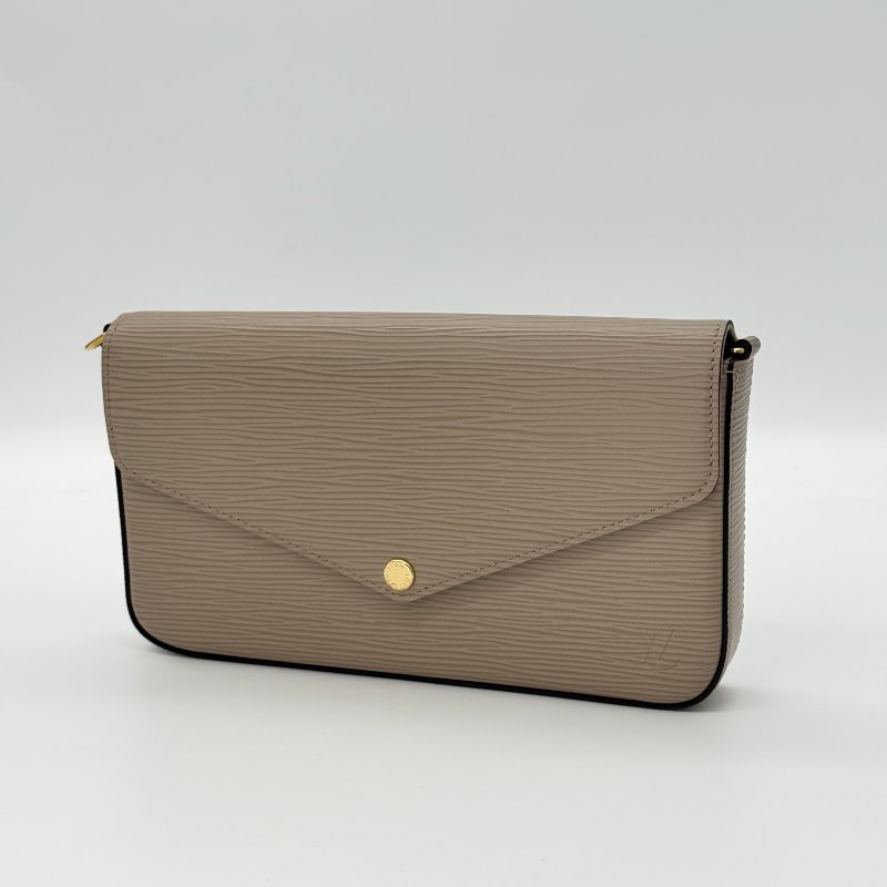 【 小編精選🌟】LOUIS VUITTON 路易威登 Félicie Pochette 三合一 Epi 牛皮 水波紋牛皮 鏈條包 手拿包 (長多位卡包*1 長零錢包*1)-3
