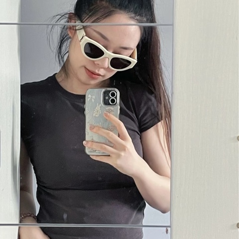 Ysl M94象牙白框 太陽眼鏡 全新全配
