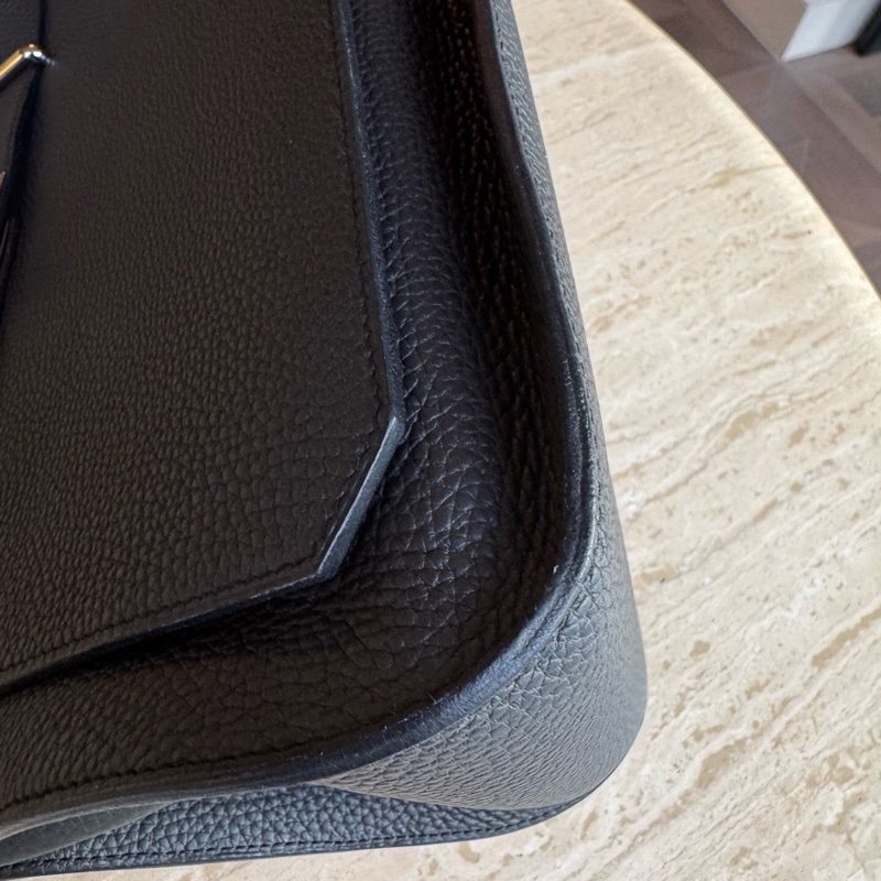 愛馬仕Hermes JYP 34 吉普賽34 鉛筆灰 框R刻-5