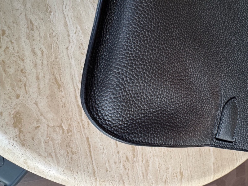 愛馬仕Hermes JYP 34 吉普賽34 鉛筆灰 框R刻-8