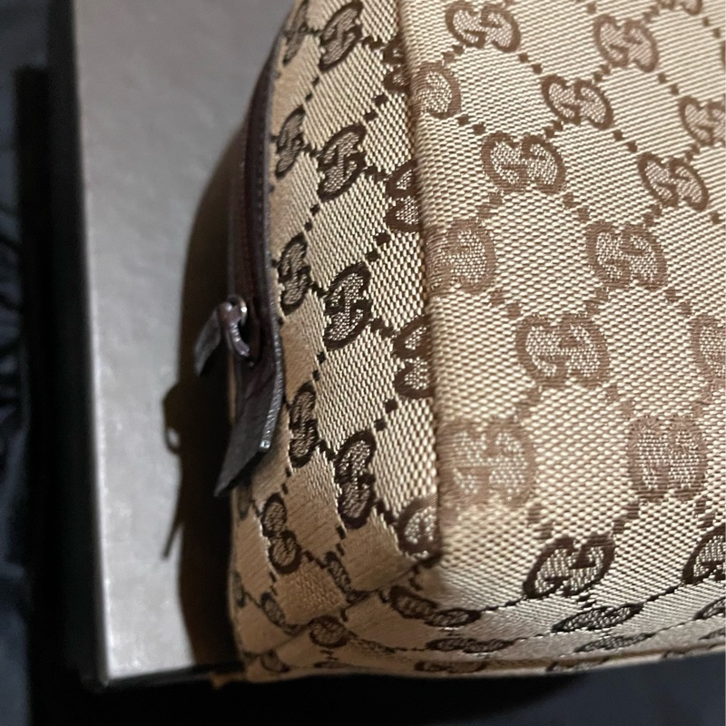 Gucci帆布經典老花手提包-24
