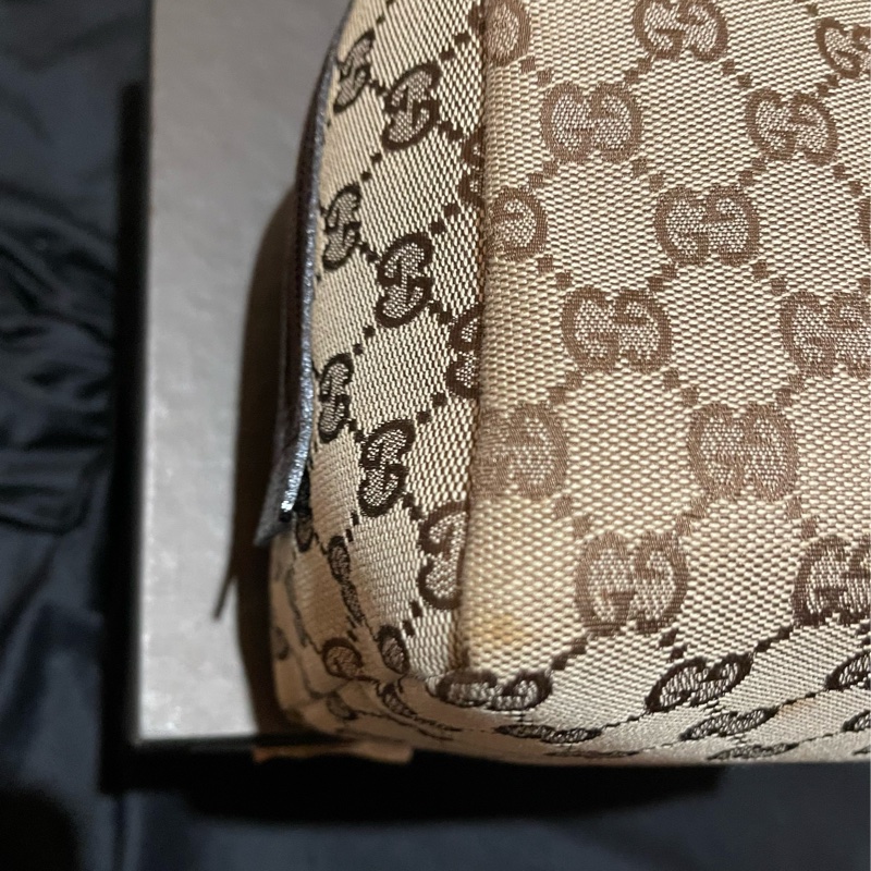 Gucci帆布經典老花手提包-26