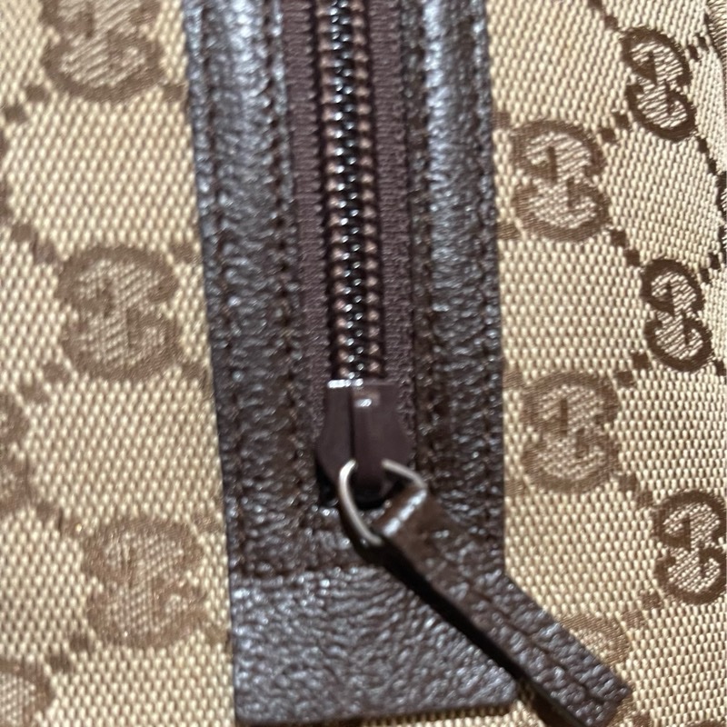Gucci帆布經典老花手提包-27
