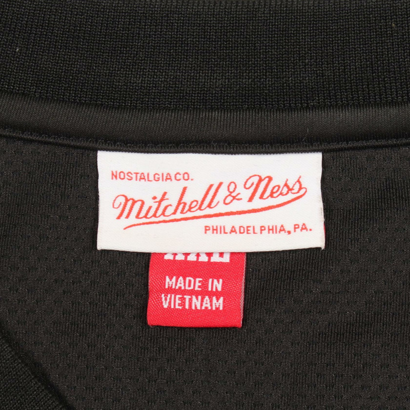TIFFANY&CO Mitchell & Ness T卹,聚酯材質,黑色/藍色,二手男士XXL碼-2