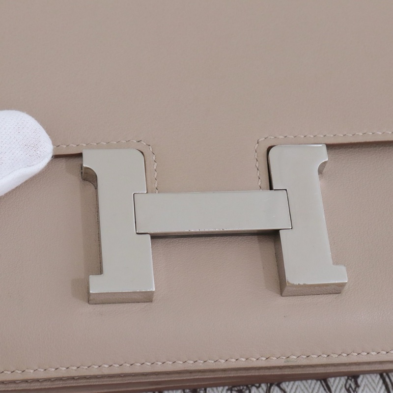 97新✨Hermes/愛馬仕Constance康康19單肩包斜背包 T刻,swift皮,銀扣 💛正品-4