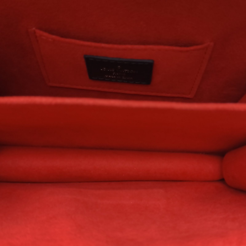 LOUIS VUITTON Dauphine達芙妮Mini黑色晶片七夕口紅字母塗鴉肩背包-4