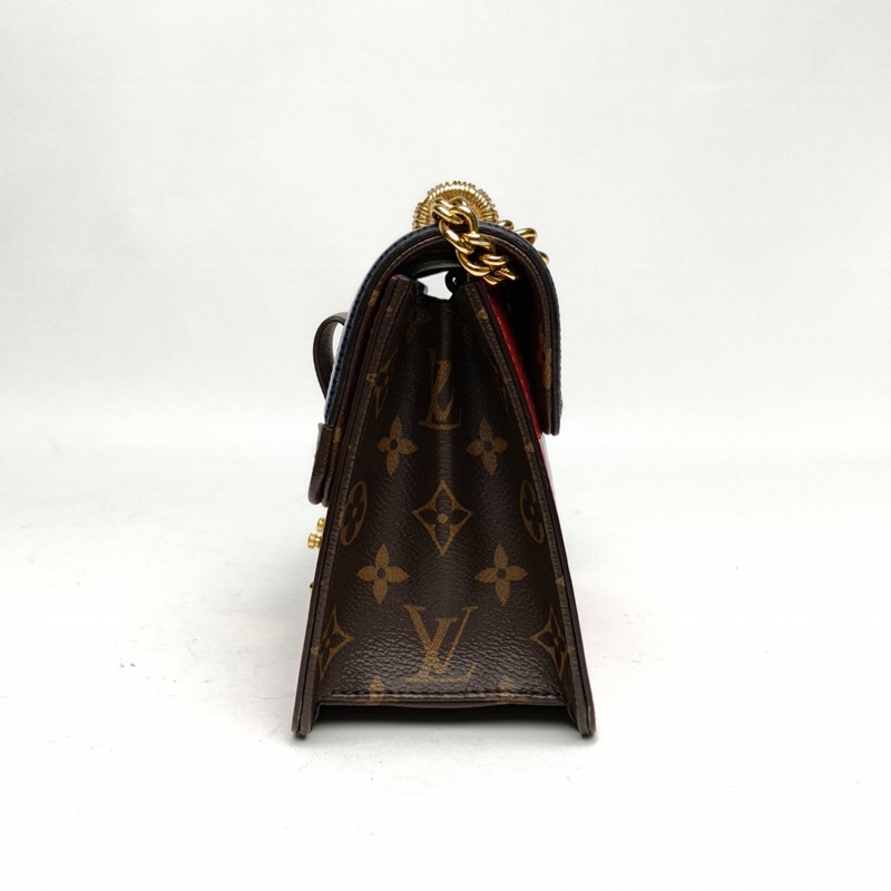 LOUIS VUITTON Wynwood手袋紅色漆皮金扣肩背包2020-1