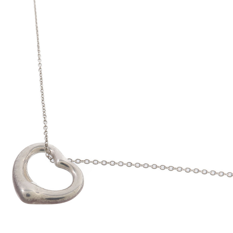 TIFFANY&CO 925純銀Elsa Peretti Open Heart項鍊-2