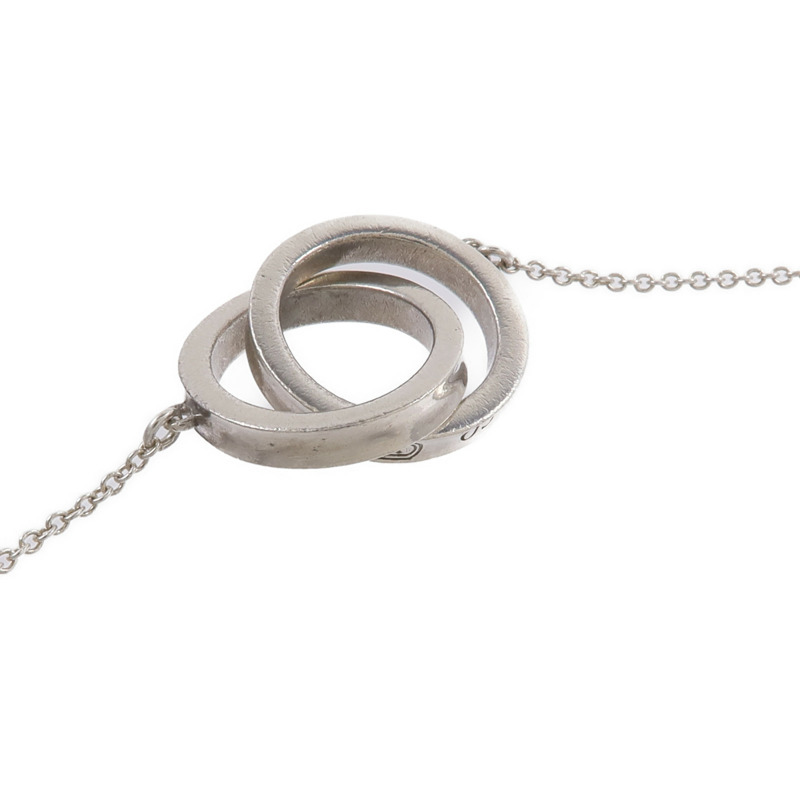 TIFFANY&CO 925純銀1837 Interlocking Circles項鍊-6