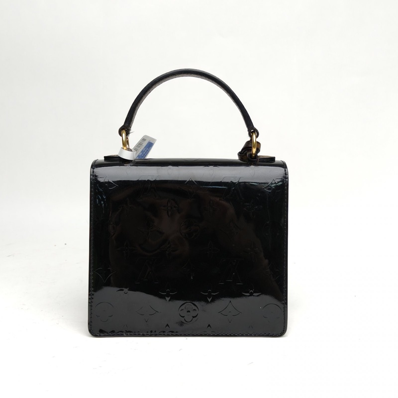 LOUIS VUITTON SpringStreet手提包拼色漆皮水金扣2019-2